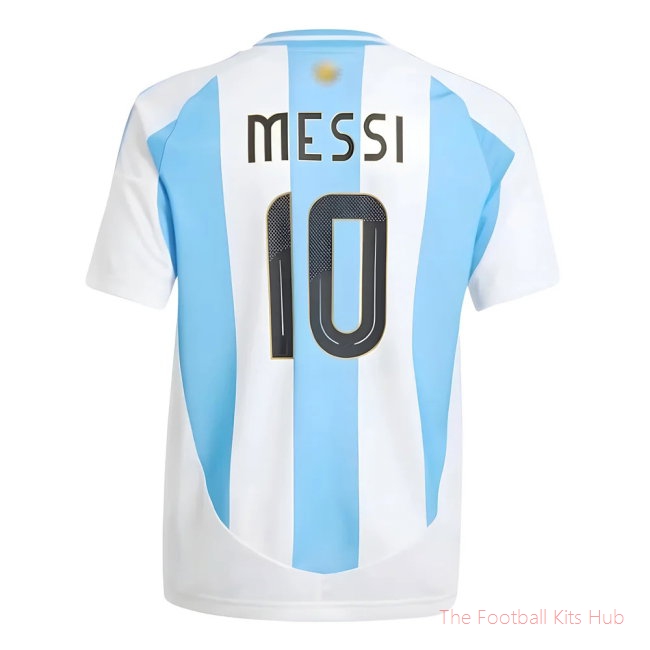 Vibrant Argentina Lionel Kids Home Shirt 2024/25 Collection-Unisoccer Shop